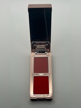 Patrick Ta Double Take Crème & Powder Blush Duo - She Left Me On Red